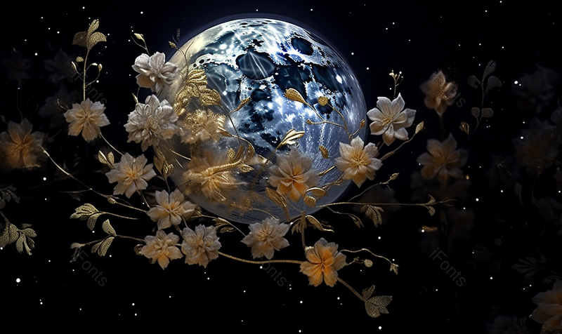 中秋节月亮桂花树敦煌风格插画海报,插画/手绘图,插画/手绘图库,插画/手绘图下载,插画/手绘